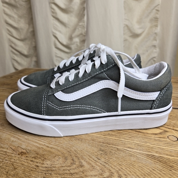 Vans Shoes - Vans Old Skool Shoes Green Men 5.5 Women 7.0